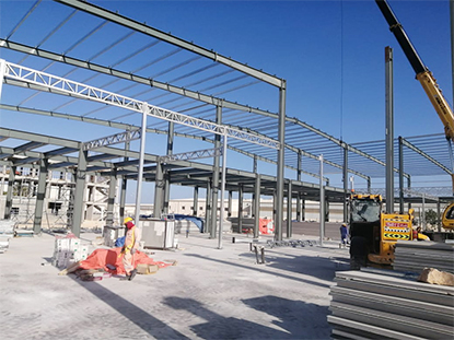 two storey steel structure workshop