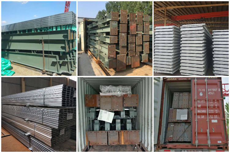 Prefabricated light steel structure storage warehouse buildings