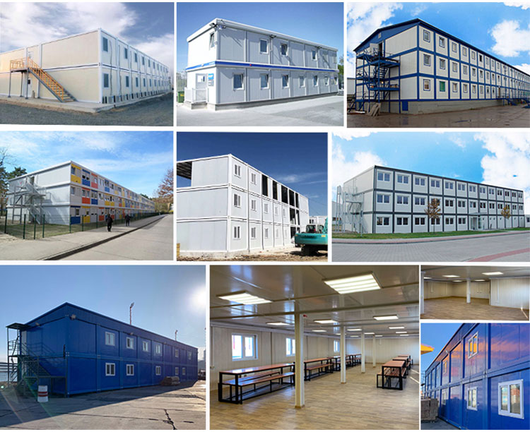 Prefabricated 3-story container dormitory