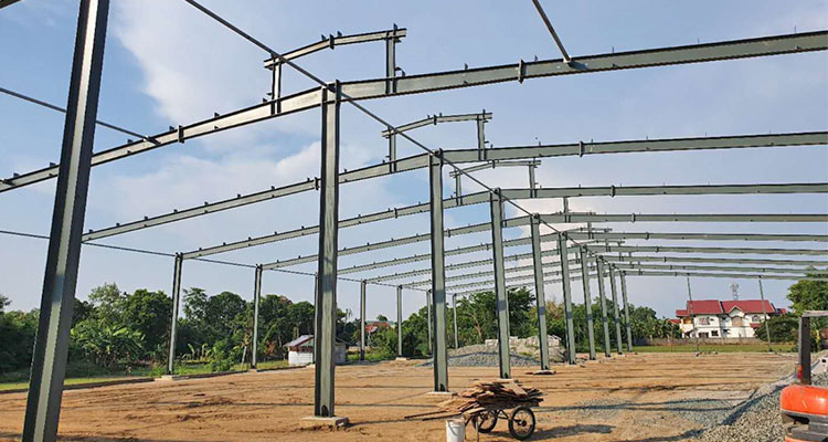 steel structural workshop project