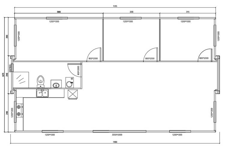 mobile easy assemble prefab folding house 