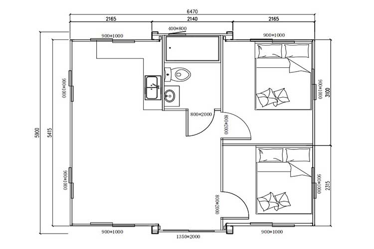 Foldable tiny house prefab portable fold out home