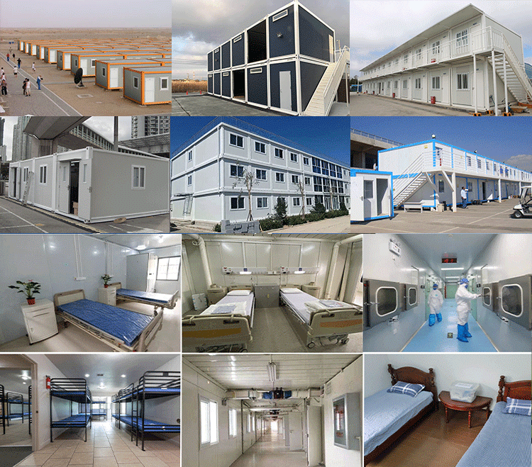 3x6 container hospitals, isolation centers, clinics, refuges