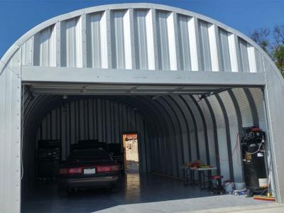 arched shed