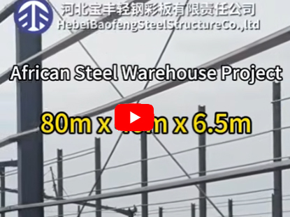 3200 SQM Steel Structure Warehouse