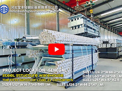 5 Sets Steel Warehouse Export To Senegal