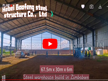 Steel warehouse feedback of our Zimbabwe customer