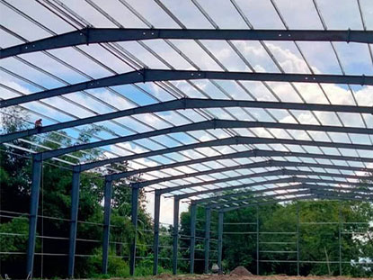 3000 square meters steel warehouse in the Philippines