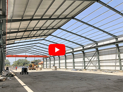 Steel structure warehouse project