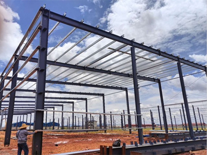 Uganda steel structure workshops plants