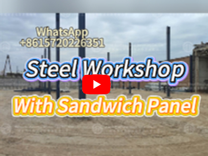 Steel Workshop Build In Central Asia