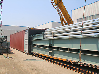 Steel structure warehouse export to Philippines