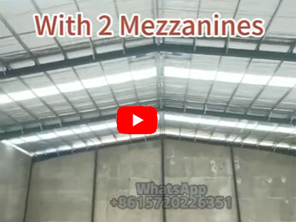 Warehouse with 2 mezzanines