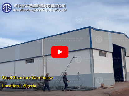 Steel Structure Warehouse We Have Done In Algeria