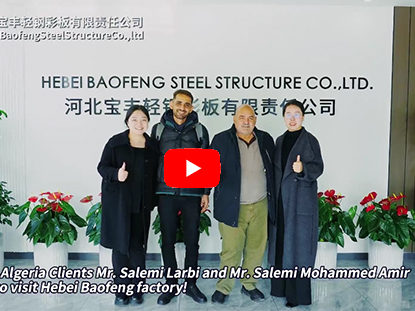 Welcome Algeria Customer Visit Our Factory