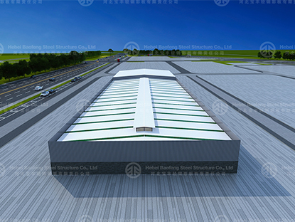 New 3D Design Steel Structure Warehouse