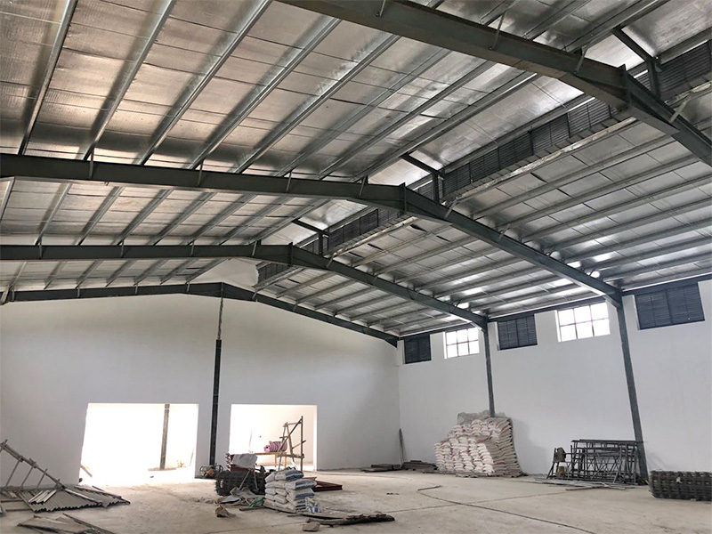 High quality steel structure construction workshop 