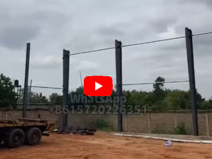 3542 square meter steel warehouse