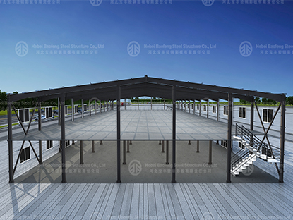 Two Stroey Steel Structure Building Design