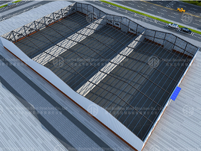 Modern Design Multi Span Steel Warehouse