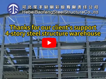 4-Storey Steel Structure Warehouse