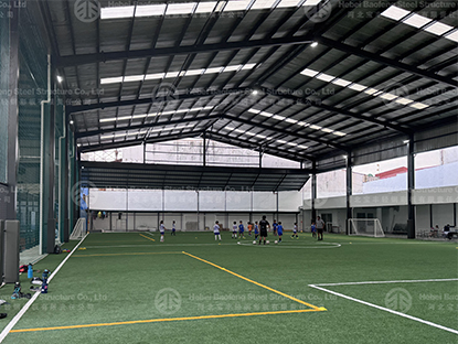 Advantages of prefab football covered court