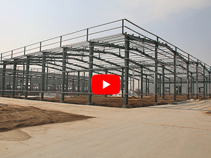 2 floor steel structure warehouse